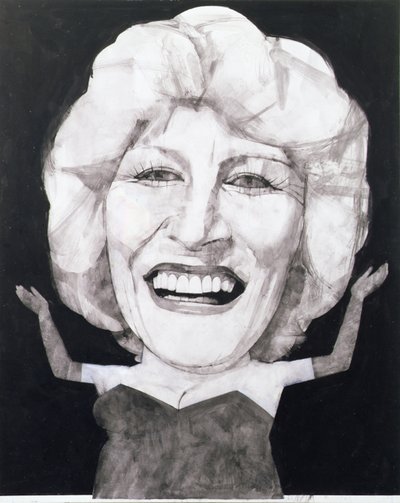 Portrait de Faith Brown, 1970s - Barry Fantoni