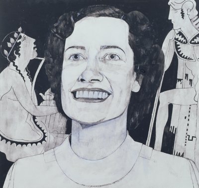 Portrait de Joan Sutherland, illustration pour The Sunday Times, 1970s - Barry Fantoni