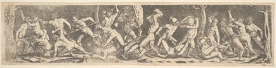 Bataille pour la bannière copie, début du 16e siècle - Barthel Beham