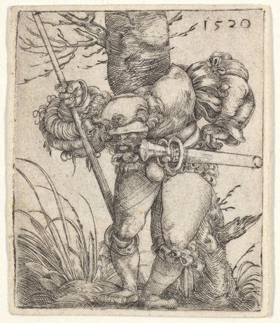 Soldat courbé s