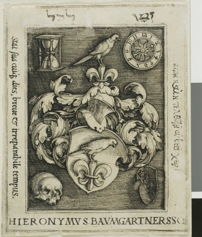 Ex-libris de Hieronymous Baumgärtner - Barthel Beham