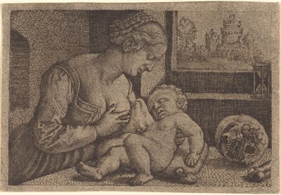 Madonna avec crâne - Barthel Beham