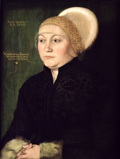 Portrait de Magdalena Neudorffer - Barthel Beham