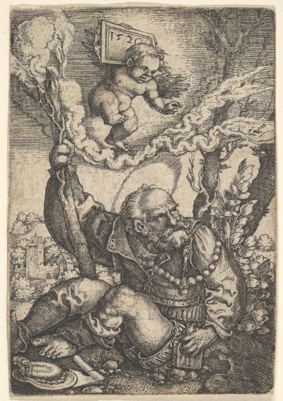 Saint Christophe, début du 16ème siècle - Barthel Beham