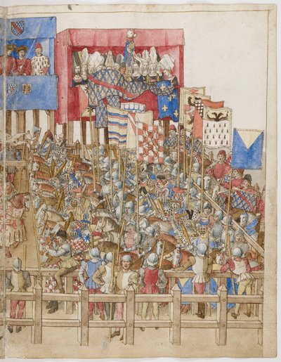 Enluminure du Livre des tournois du Roi René d