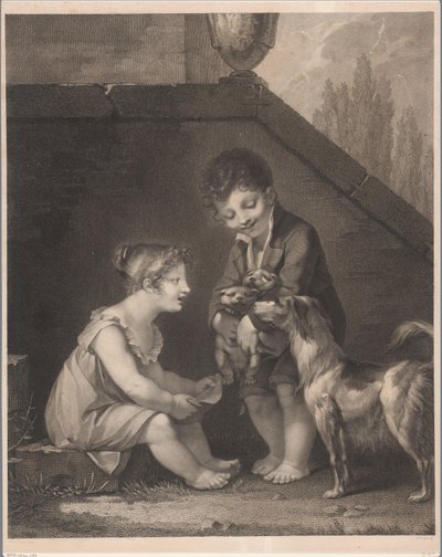 Oh, les jolis petits chiens - Barthélémy Joseph Fulcran Roger