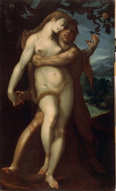 Adam et Ève - Bartholomaeus Spranger