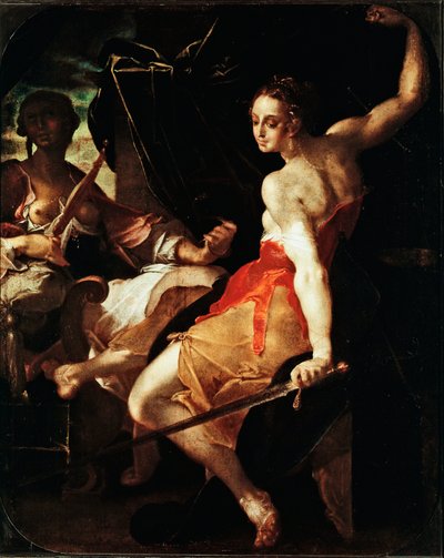 Allégorie de la Justice et de la Prudence - Bartholomaeus Spranger
