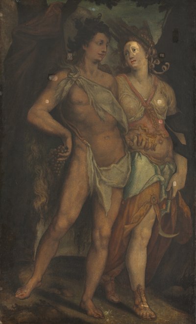 Cérès et Bacchus - Bartholomaeus Spranger