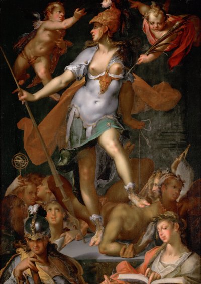 Minerva victorieuse sur l