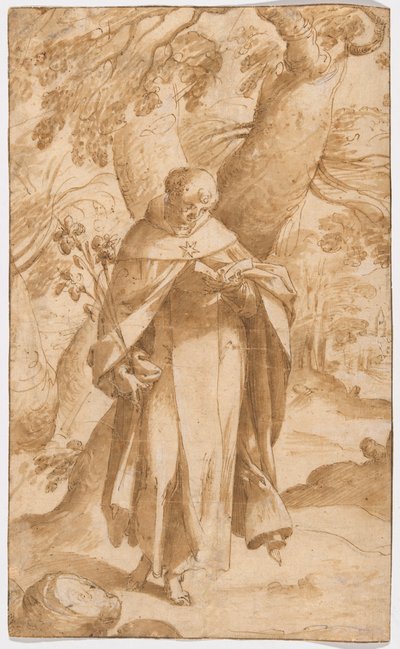 Saint Dominique lisant - Bartholomaeus Spranger