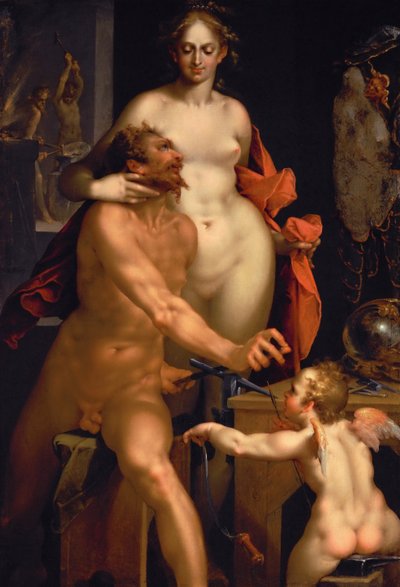 La visite de Vénus à Vulcain, c. 1610 - Bartholomaeus Spranger