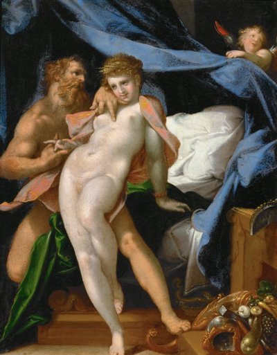 Vulcain et Maia, vers 1585 - Bartholomaeus Spranger
