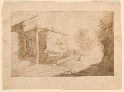 Village italien - Bartholomeus Breenbergh
