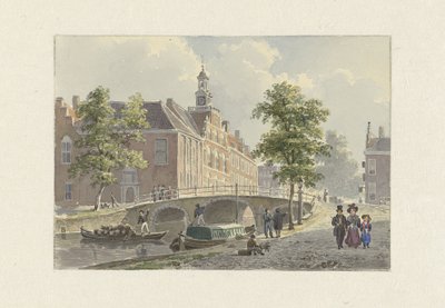 Le Spui à La Haye, vu vers le sud - Bartholomeus Johannes van Hove