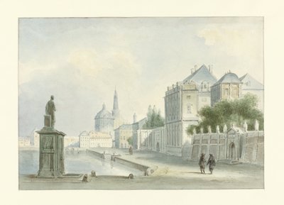 Vue de ville italienne - Bartholomeus Johannes van Hove