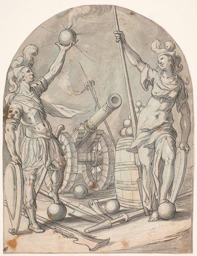 Mars et Bellone - Bartholomeus Spranger