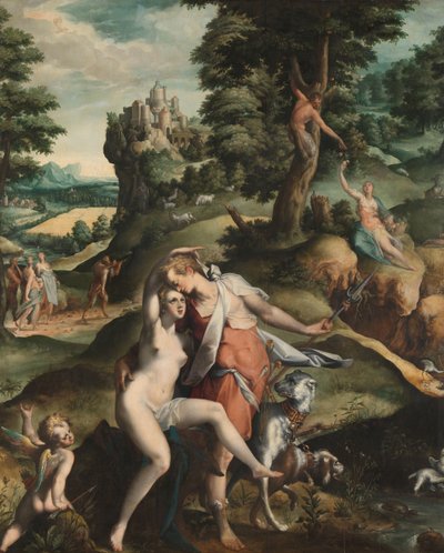 Vénus et Adonis - Bartholomeus Spranger