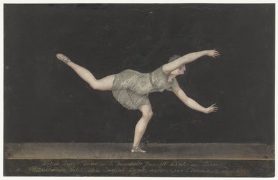 Danseuse Annette Köbler, exécutant le Pas-de-Zephir - Bartholomeus Ziesenis