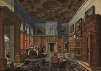 Intérieur avec une compagnie - Bartholomeus van Bassen