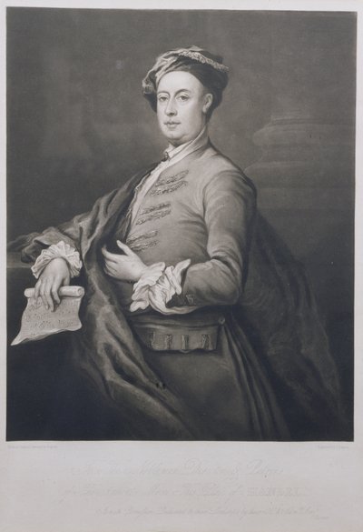Portrait de George Frederick Handel (1685-1759) gravé par Charles Turner (1773-1857) 1821 - Bartholomew Dandrige
