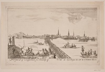 Prospekt de Copenhague vu de Christianshavn - Bartholomæus Roque