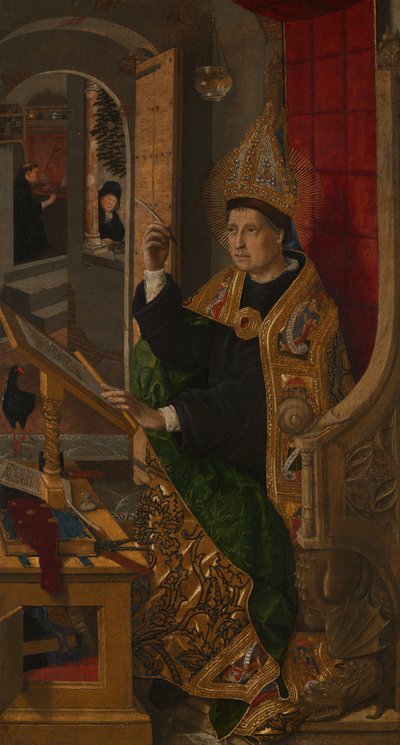 Saint Augustin, 1477-85 - Bartolomé Bermejo