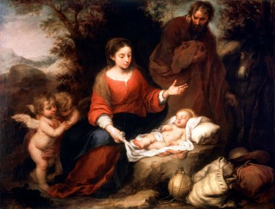 Repos pendant la fuite en Égypte, vers 1665 - Bartolomé Esteban Murillo