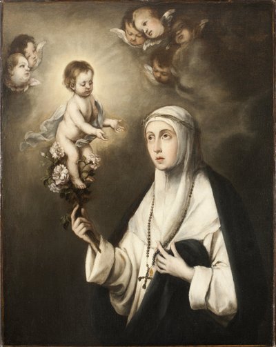Rose de Lima (Isabel Flores de Oliva) (1586-1617) - Bartolomé Esteban Murillo