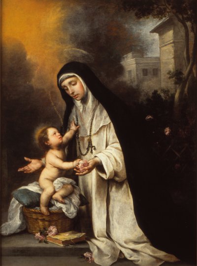 Sainte Rose de Lima, 1670 - Bartolomé Esteban Murillo