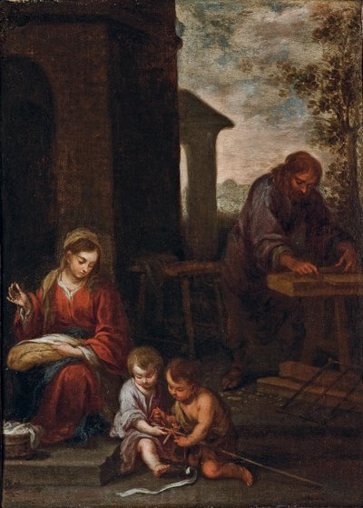 La Sainte Famille avec le petit Saint Jean-Baptiste, 1660-70 - Bartolomé Esteban Murillo