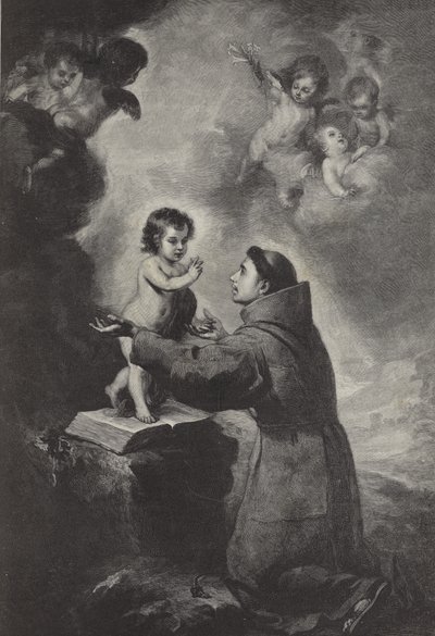La Vision de Saint Antoine de Padoue - Bartolomé Esteban Murillo