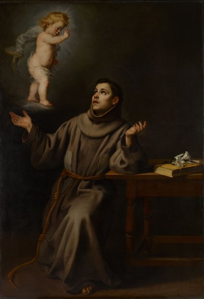 La Vision de Saint Antoine de Padoue, 1652 - Bartolomé Esteban Murillo