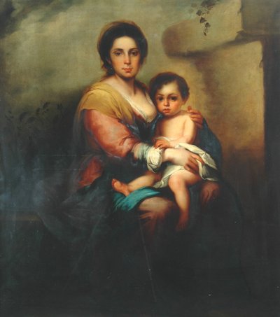Vierge et enfant, 18ème siècle - Bartolomé Esteban Murillo