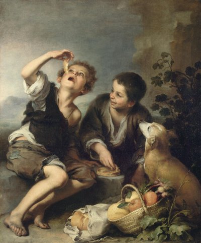 Les mangeurs de tourtes - Bartolomé Esteban Murillo