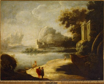 Paysage ... (huile sur toile) - Bartolomé Esteban Murillo