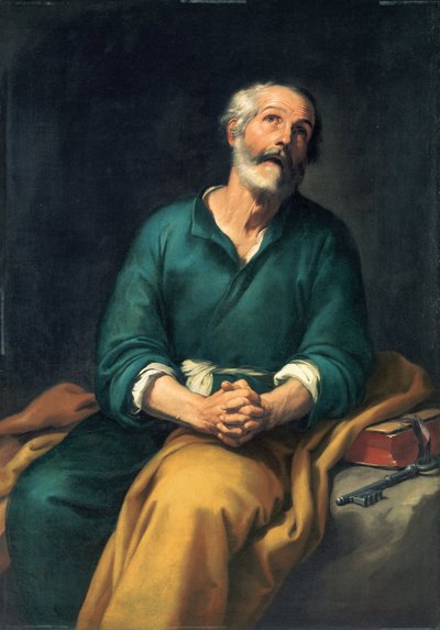 Les Larmes de Saint Pierre - Bartolomé Esteban Murillo