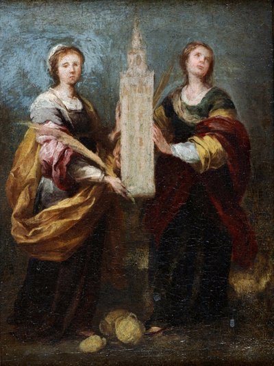Représentation des saintes Juste et Rufine - Bartolomé Esteban Murillo
