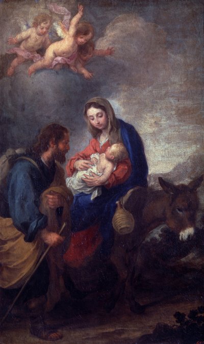 Repos pendant la fuite en Égypte - Bartolomé Esteban Murillo