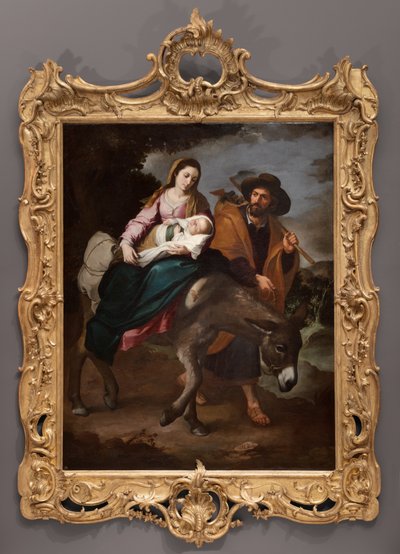 La fuite en Égypte, c.1647-50 - Bartolomé Esteban Murillo
