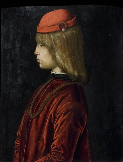 Portrait de Guidubaldo da Montefeltro, c.1480-81 - Bartolomeo (attr. to) Della Gatta