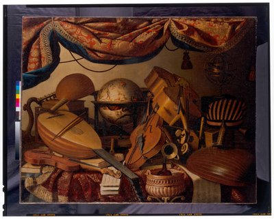 Nature morte avec des instruments de musique - Bartolomeo Bettera