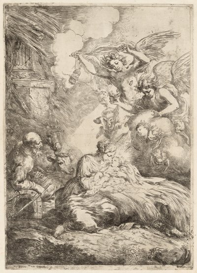 La Nativité - Bartolomeo Biscaino