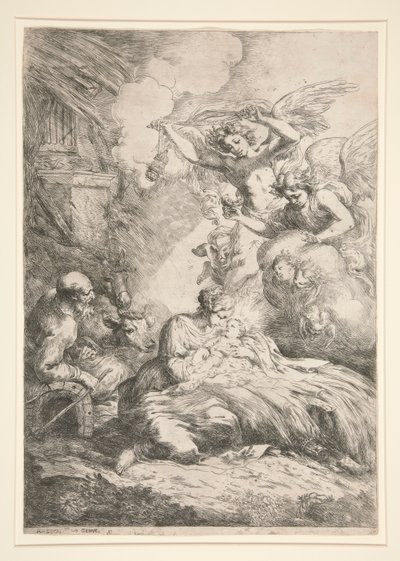 La Nativité - Bartolomeo Biscaino