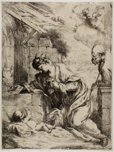 La Vierge Adorant l