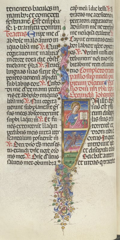 Missale : Fol. 141v : Saint Jean avec l