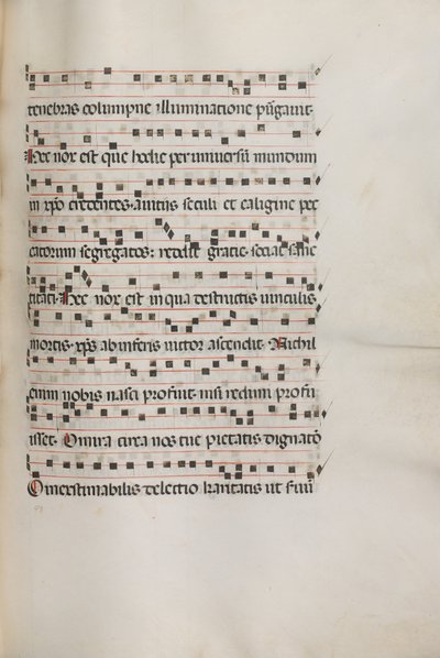 Missale : Fol. 155 : Musique pour Exultet, 1469 - Bartolomeo Caporali
