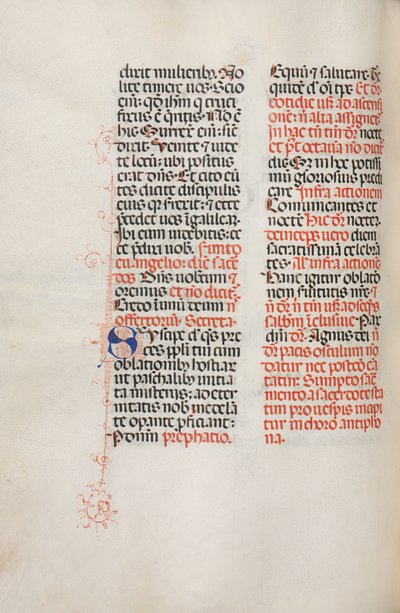 Missale : Fol. 172v : Musique pour Alléluia etc. au début de Pâques - Bartolomeo Caporali