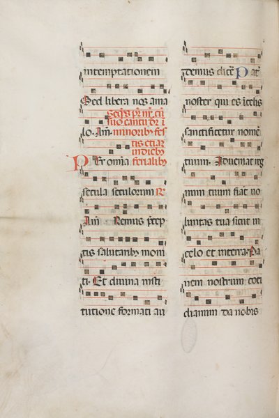 Missale : Fol. 189v : Musique pour diverses prières, 1469 - Bartolomeo Caporali