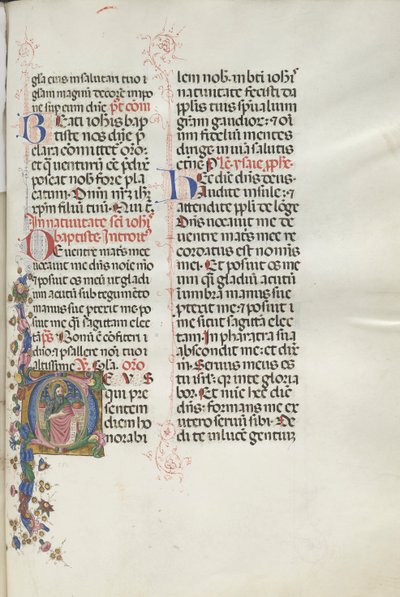 Missale: Fol. 287: Saint Jean-Baptiste, 1469 - Bartolomeo Caporali